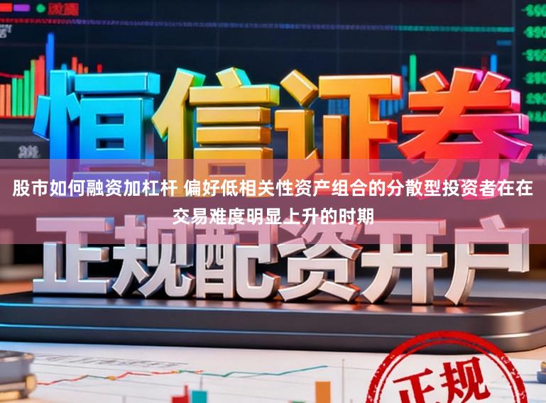 股市如何融资加杠杆 偏好低相关性资产组合的分散型投资者在在交易难度明显上升的时期