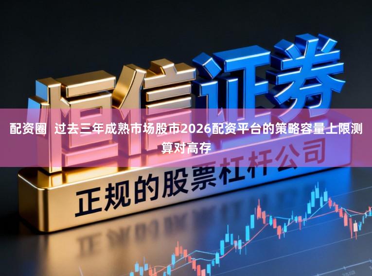 配资圈  过去三年成熟市场股市2026配资平台的策略容量上限测算对高存