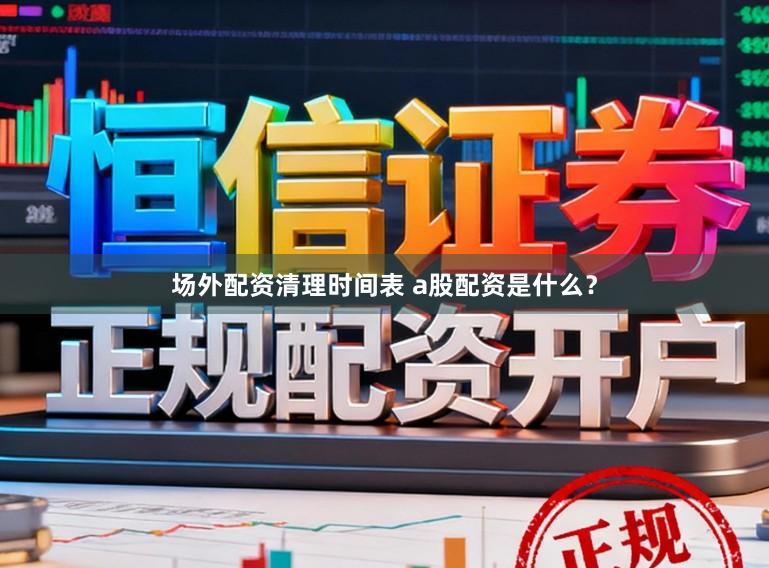 场外配资清理时间表 a股配资是什么？